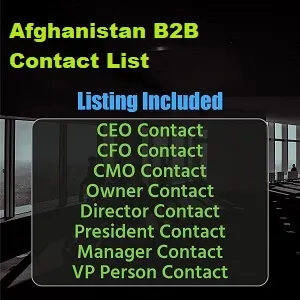 Afghanistan B2B Contact