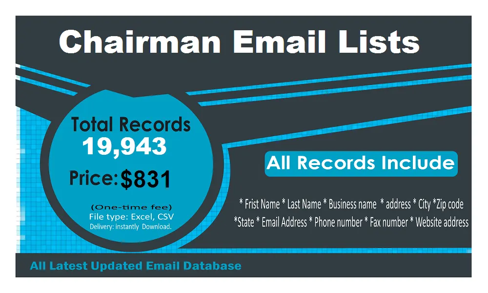 Chairman Email List