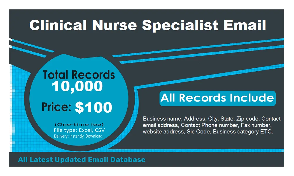 Clinical Nurse Specialist Contact List