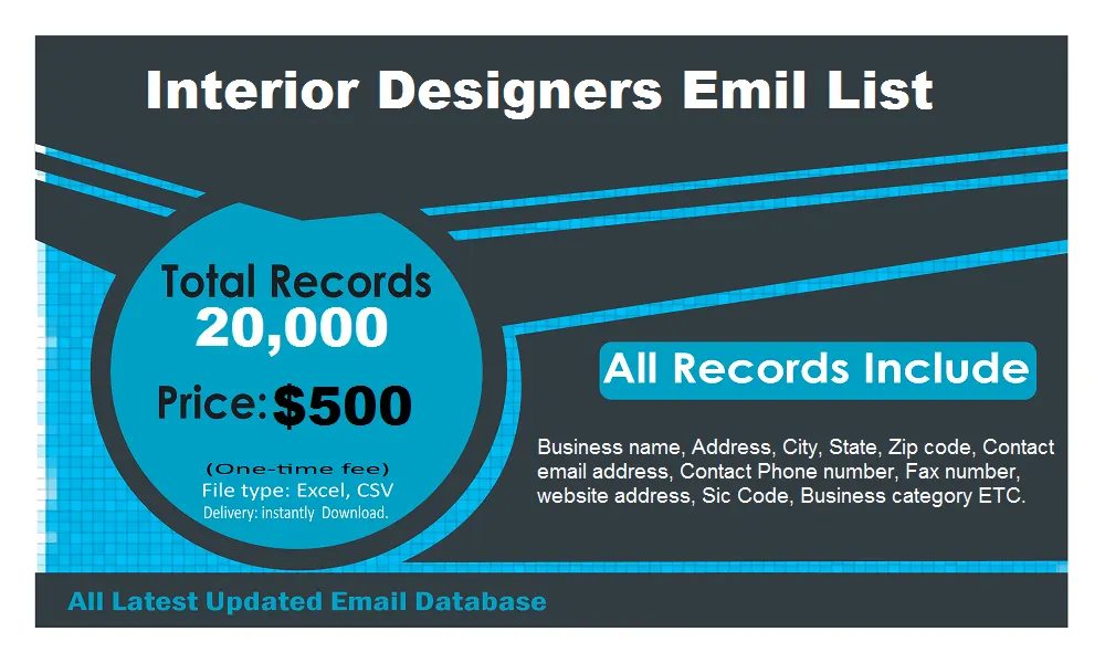 Interior Designers Contact List