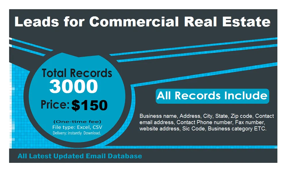 Leads for Commercial Real Estate