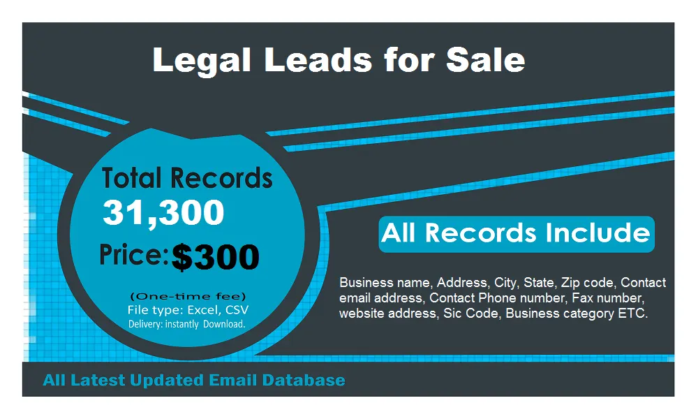 Legal Leads For Sale