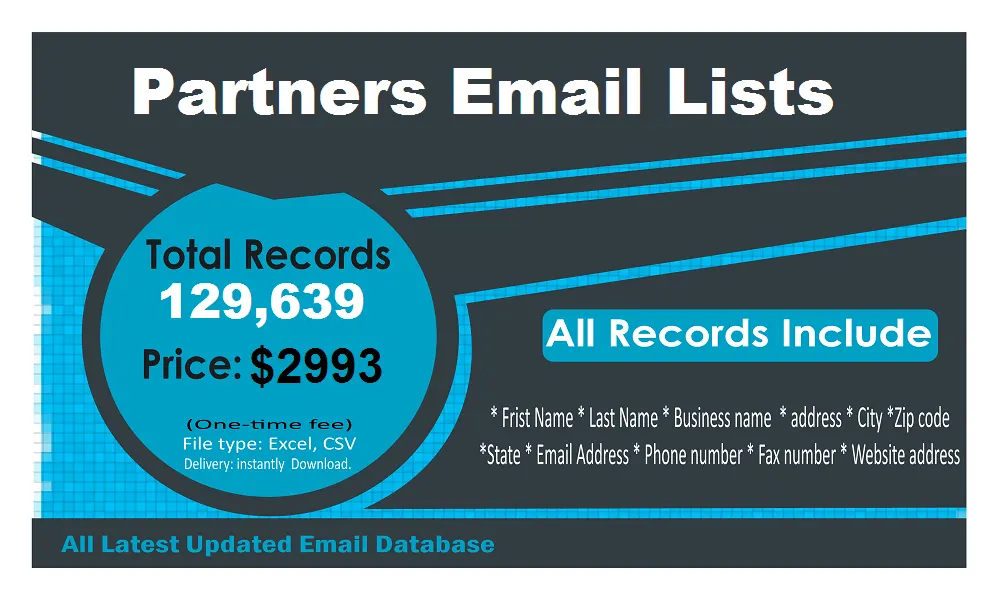 Partners Email List