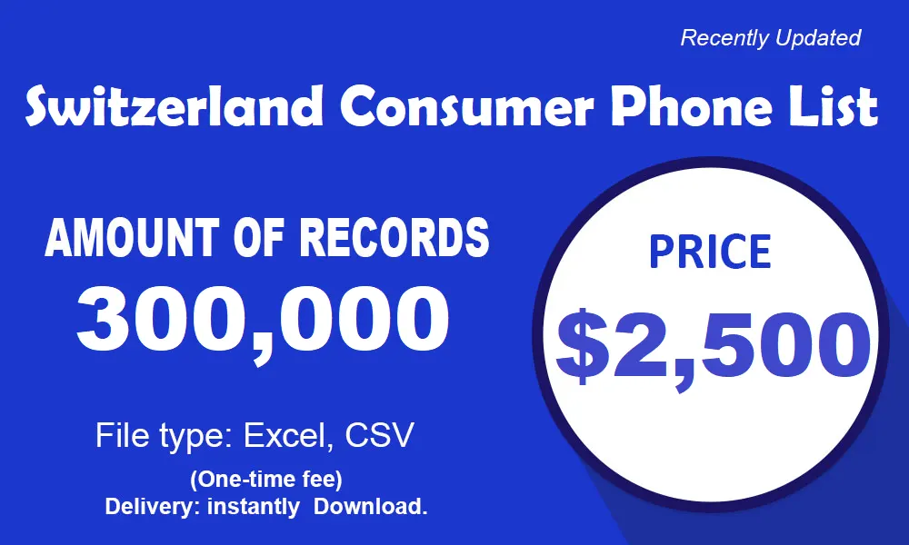 Switzerland Cell Phone Number