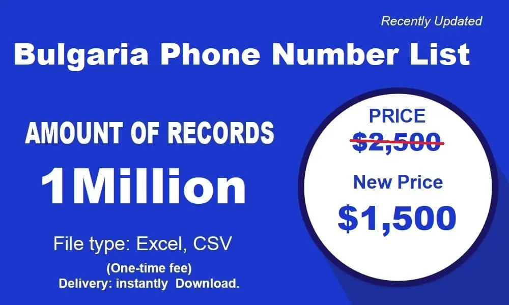 Bulgaria Phone Number List