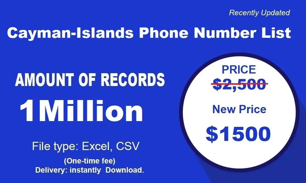Cayman Islands Phone Number List