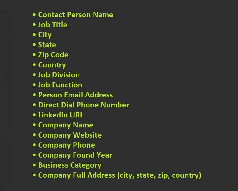 B2B Email List