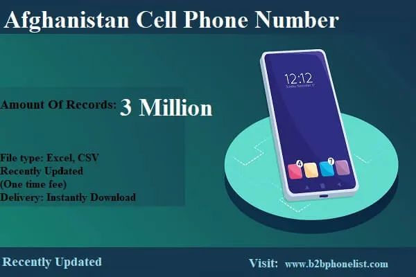 Afghanistan Cell Phone Number