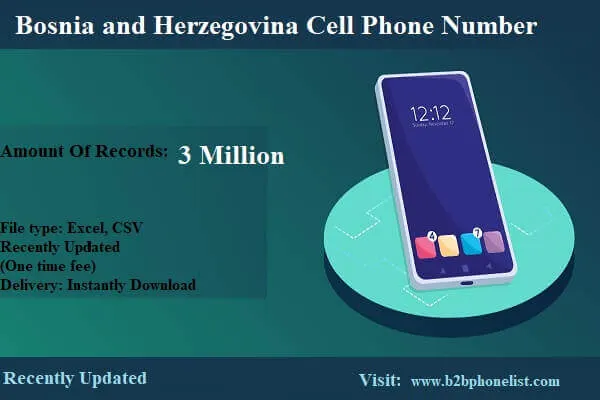 Bosnia and Herzegovina Cell Phone Number
