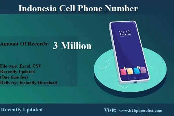 Indonesia Cell Phone Number