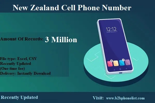 New Zealand Cell Phone Number-min
