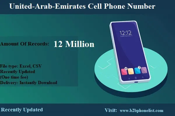 United-Arab-Emirates Cell Phone Number