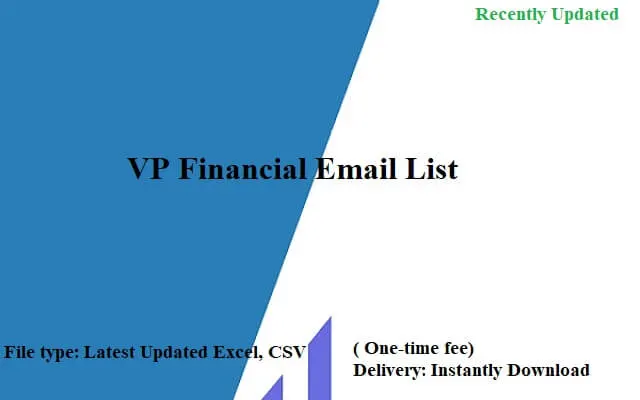 VP Financial Email List