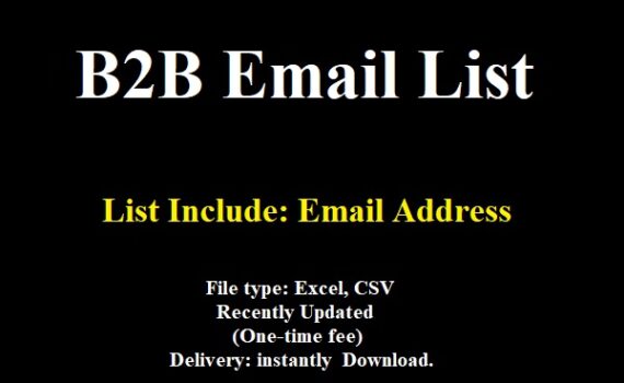 B2B Email List