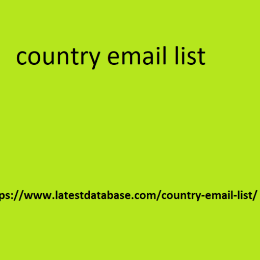 country email list