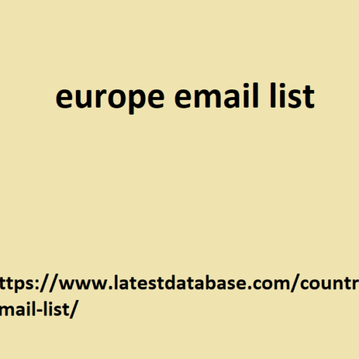 europe email list