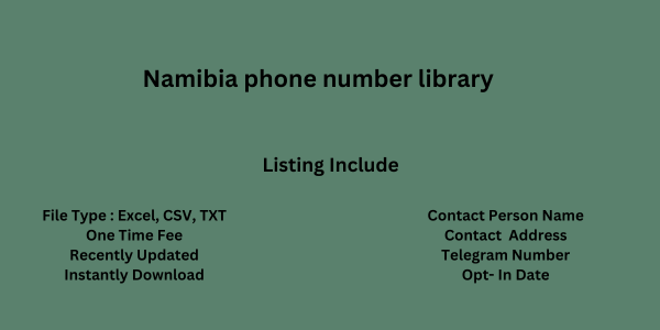 Namibia phone number library