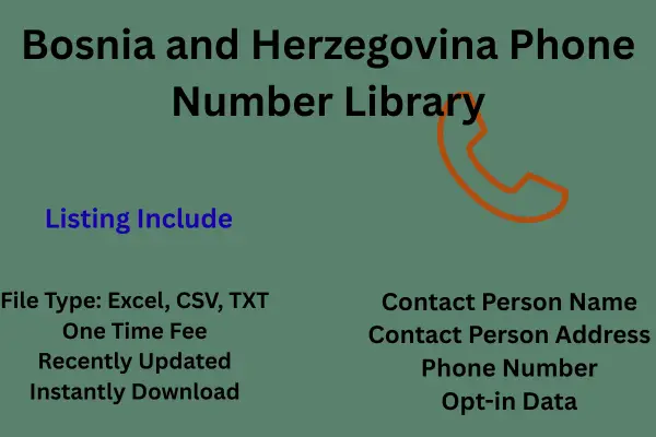 Bosnia and Herzegovina phone number library