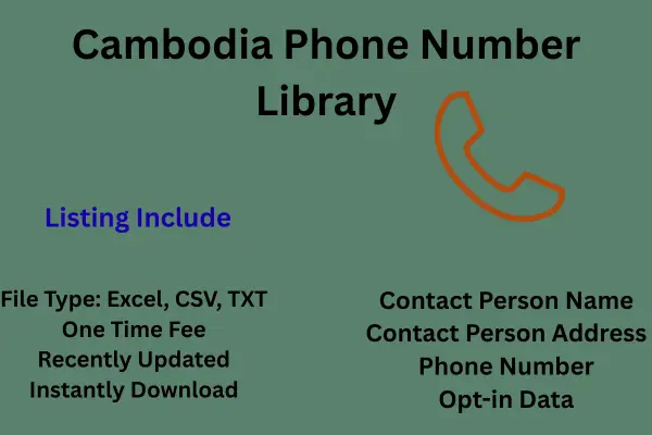 Cambodia phone number library