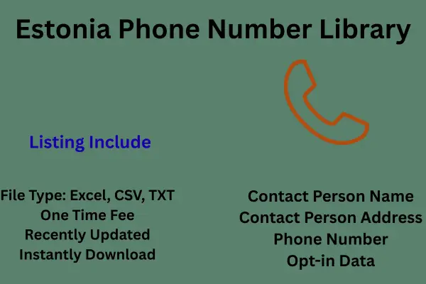 Estonia phone number library