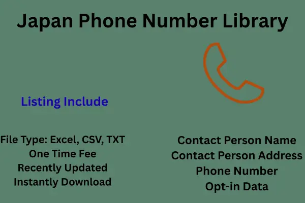 Japan phone number library