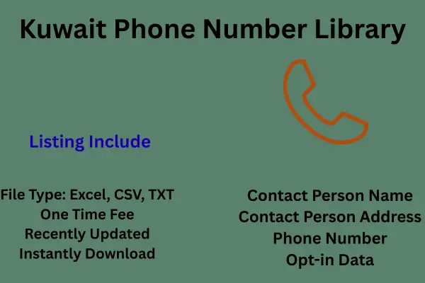 Kuwait phone number library