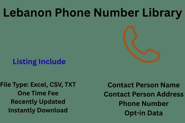 Lebanon phone number library