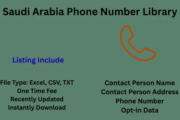 Saudi Arabia phone number library