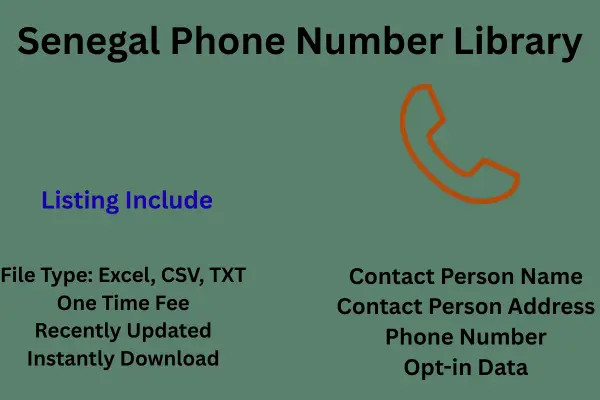 Senegal phone number library