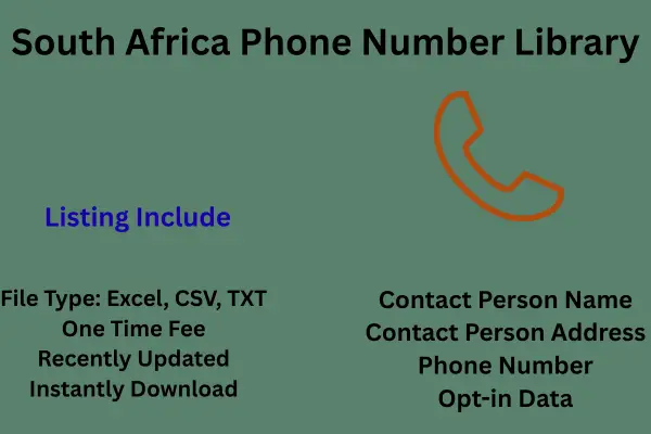 South Africa phone number library