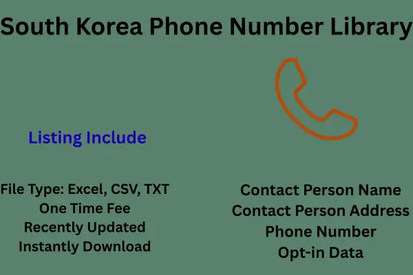 South Korea phone number library